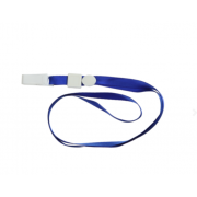 Шнурок з кліпом синій Buromax