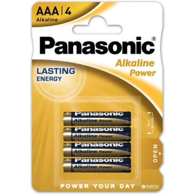 Батарейка PANASONIC LR03 (ААА) Alkaline Power 1х4 шт Батарейка PANASONIC LR03 (ААА) Alkaline Power 1х4 шт