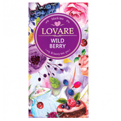 TM LOVARE TRAVEL "Дика ягода" 50 пакетів по 1,5 г TM LOVARE TRAVEL "Дика ягода" 50 пакетів по 1,5 г