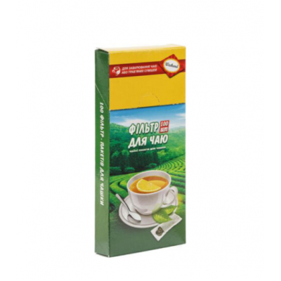 Фильтр-пакеты для заваривания чая 100шт для чашки картон Фильтр-пакеты для заваривания чая 100шт для чашки картон