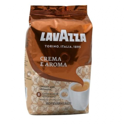 Кофе в зернах Crema Aroma, 1000г, "Lavazza", пакет Кофе в зернах Crema Aroma, 1000г, "Lavazza", пакет