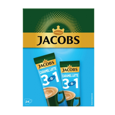 Якобз 3 в 1 Latte 24шт Якобз 3 в 1 Latte 24шт